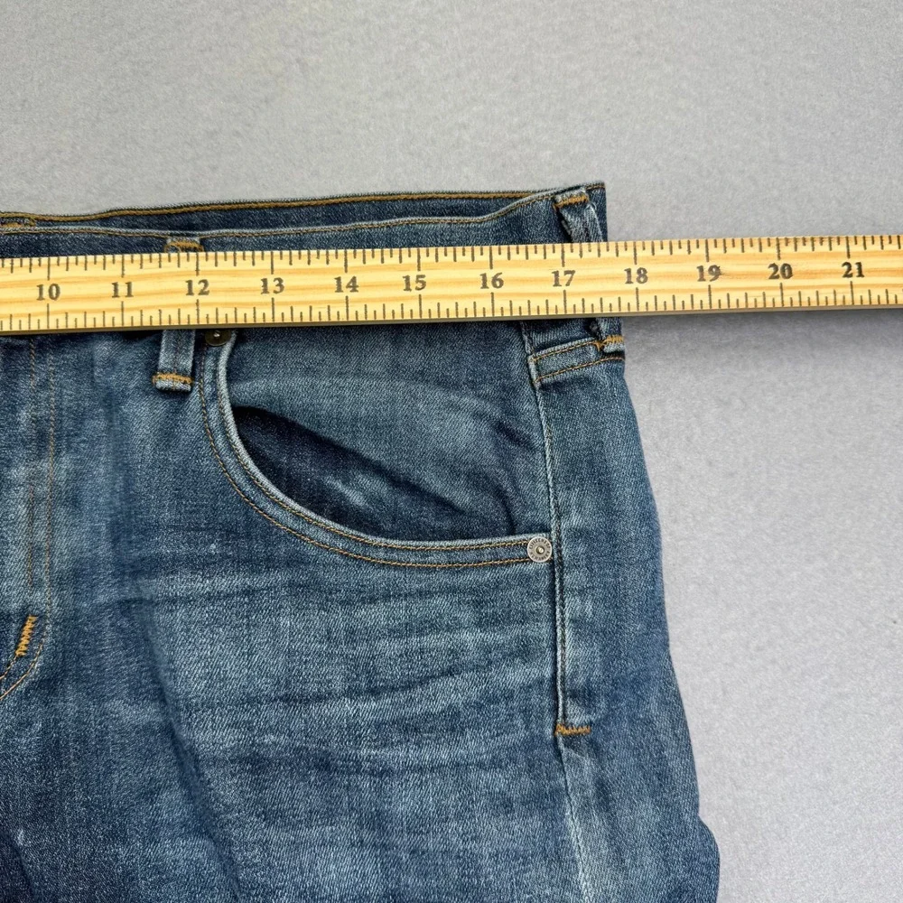 Citizens of Humanity Emerson Slim Boyfriend Jeans Medium Wash Blue Denim 36